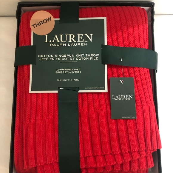 Ralph Lauren Other - Cotton knit throw